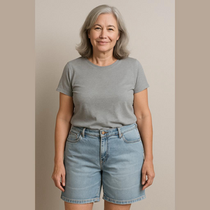 CJ Banks Denim Shorts - Size 18W - Signature Sliming